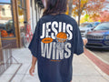 God Always Wins Retro Christian Basketball Boys Bible Shirt