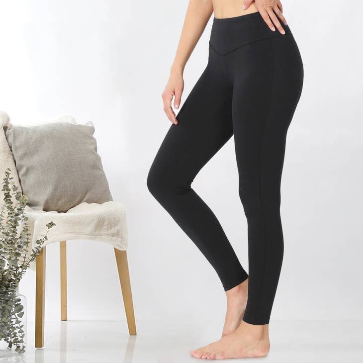 ",,...._ Waistband Full Length Leggings