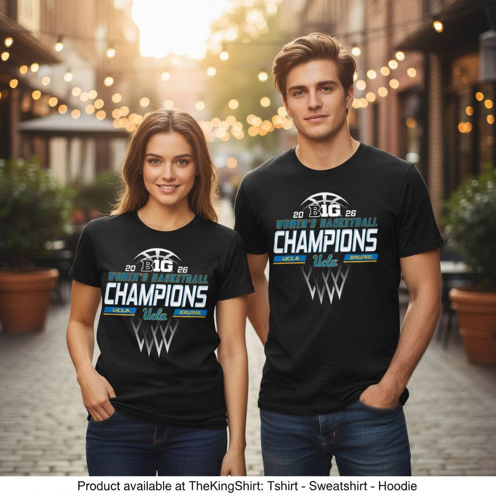 Ucla Bruins 2026 Big Ten Champs Womens Bball Shirt