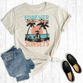 Western Cowgirl Summer Forever Chasing Sunsets Graphic Tee