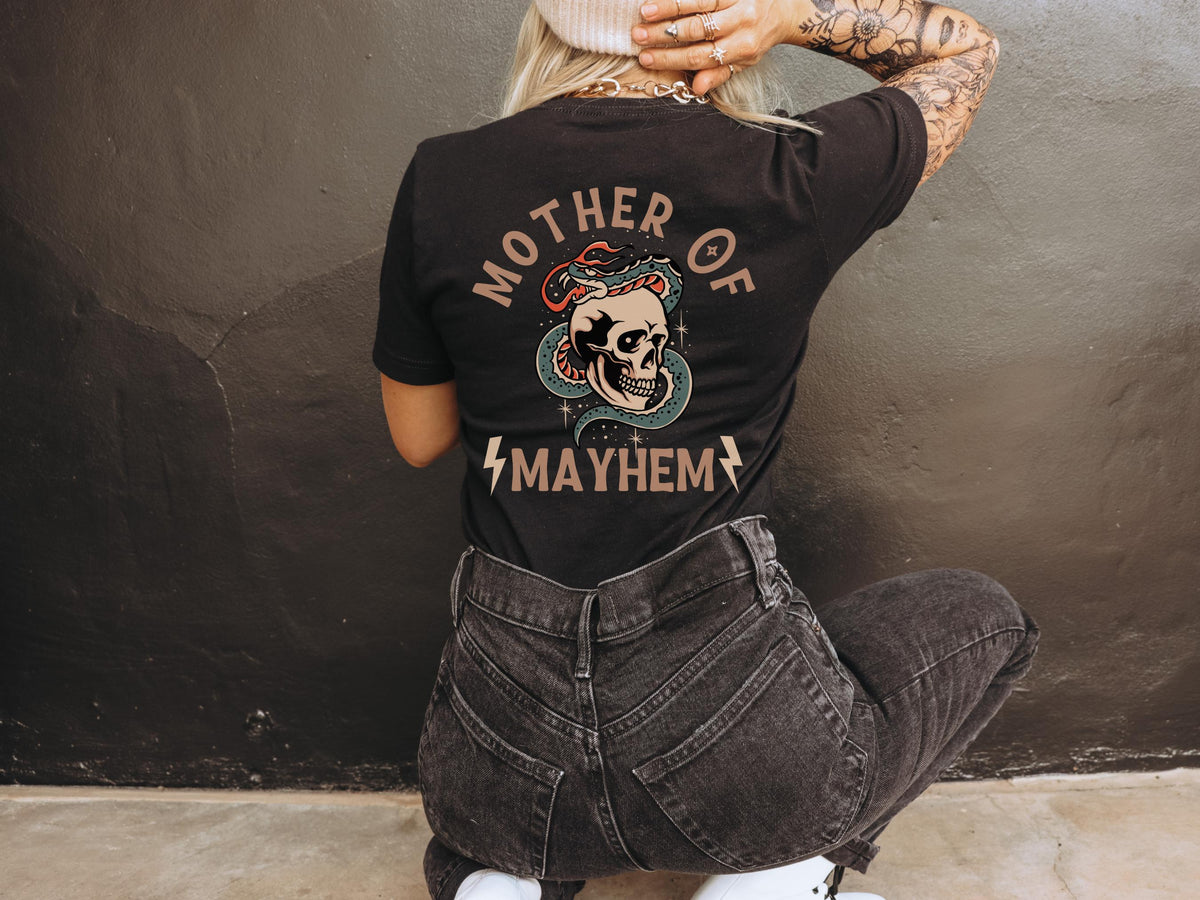 Father Mayhem Dad Matching Dad Dad Girl Father Son Father Daughter Expectant Father Dad Tee-Shirt