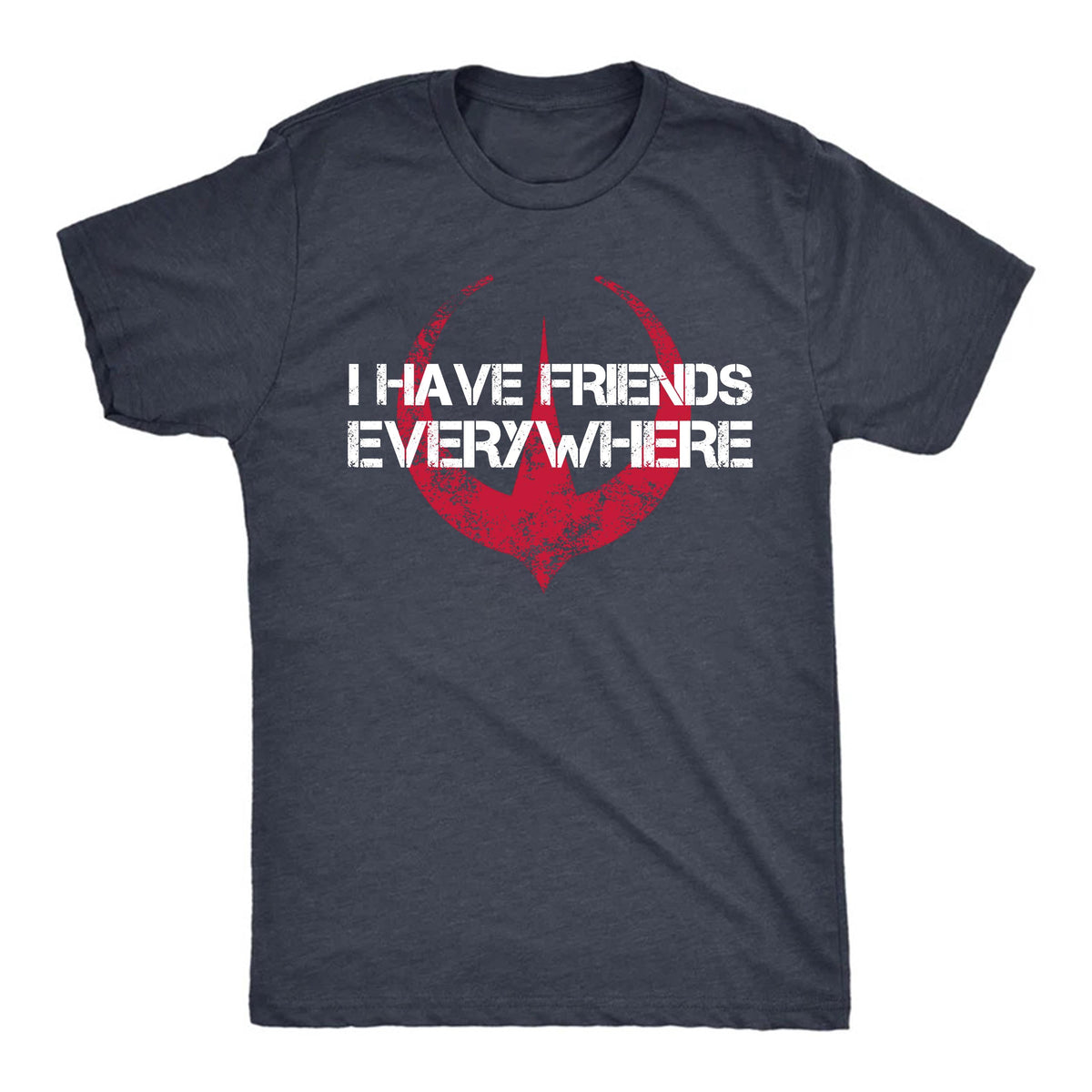 Friends Everywhere Jersey Tee Andor Inspired Short Sleeve Friends Minimalist Tee