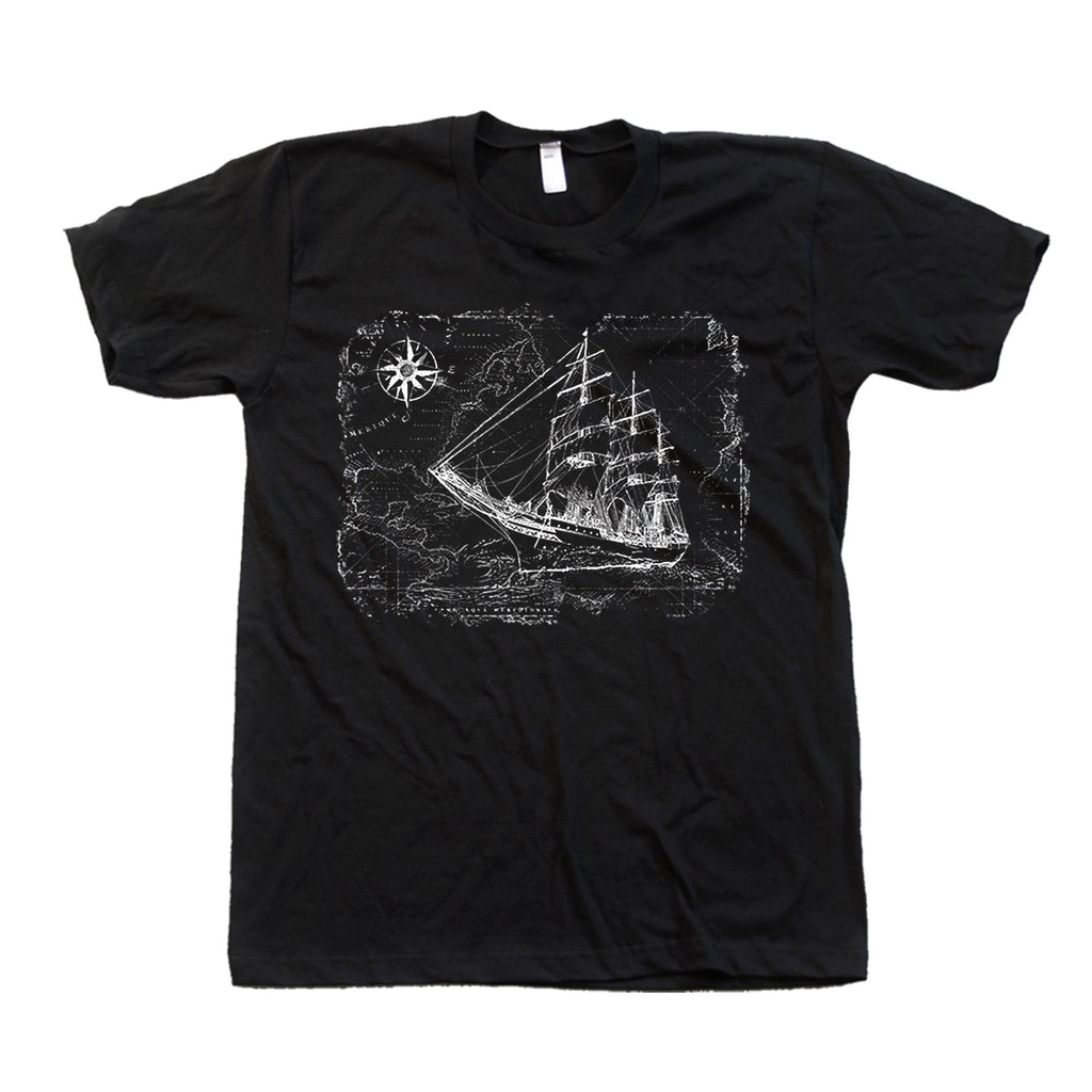 Sailing Ship Compass Map Unisex
