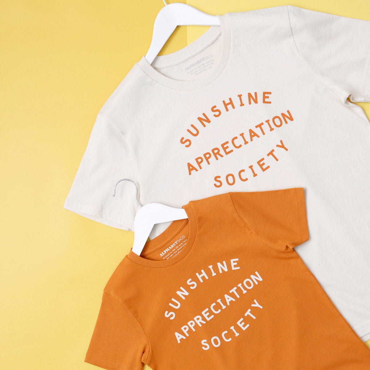 Sunshine Appreciation Society Organic Slogan Tee Summer