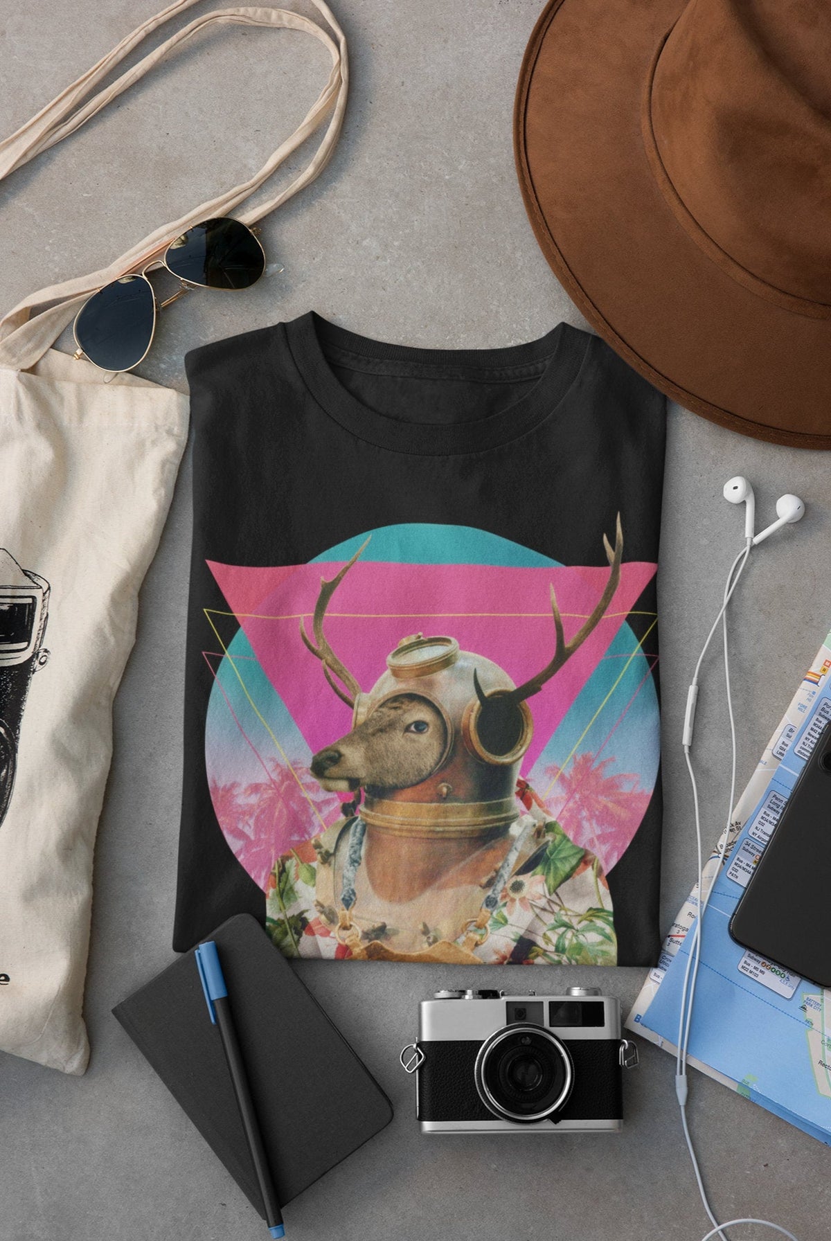 Deer Bella Canvas Animal Tee Unisex