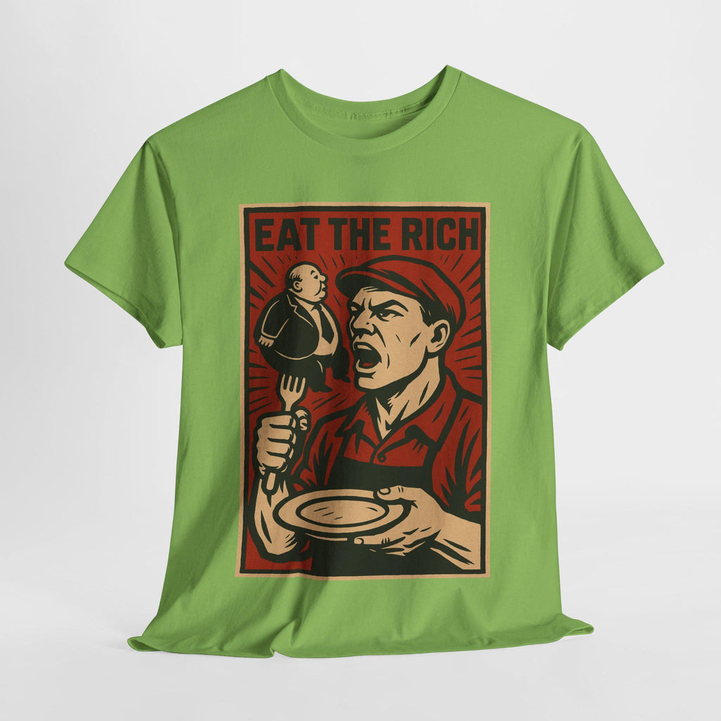 Eat Rich Soviet Propaganda Retro Ussr Class War Anti-Elite Rebels