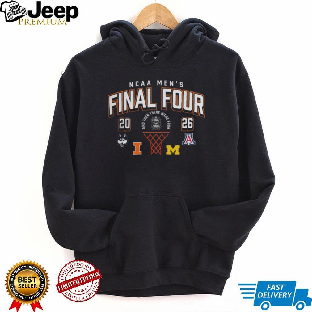 2026 NCAA Men’s Final Four Basketball UConn Illinois Arizona Michigan Shirt