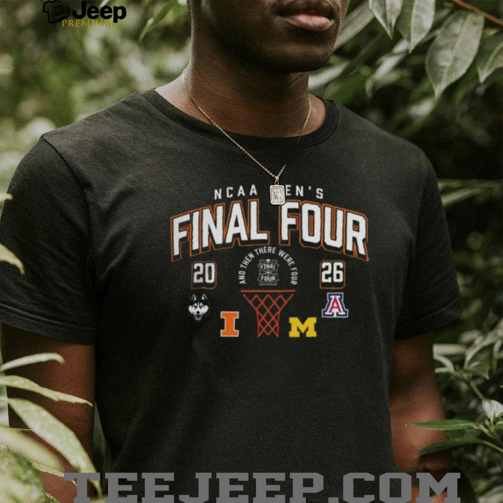 2026 NCAA Men’s Final Four Basketball UConn Illinois Arizona Michigan Shirt