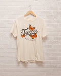 Texas Butterfly Off White Thrifted Graphic Tee