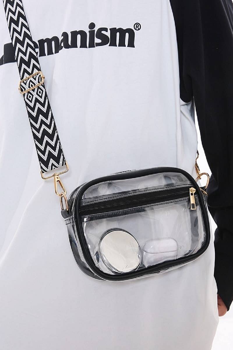 0326 Stadium Events Clear Crossbody Bag SI-26444