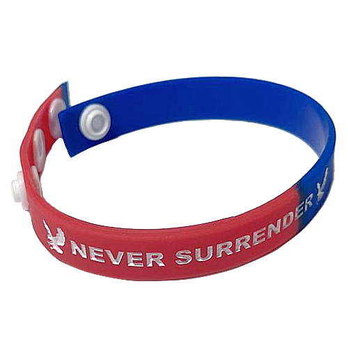 100 Pack - Adjustable Never Surrender Wristband