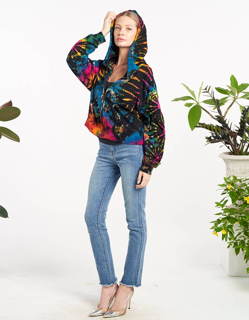 Tie-Dye Hoodie Jacket (TH-1899)
