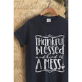 Thankful Blessed  Vintage Graphic Tee