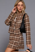 1003 Brushed Plaid Jacket SI-28749