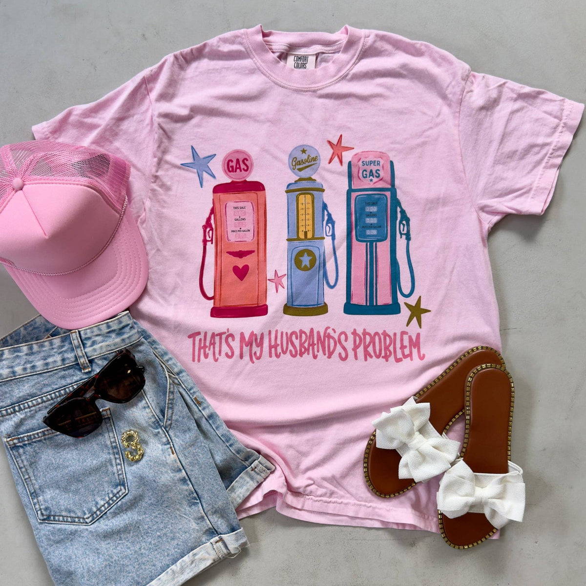 That’S My Husband’S Problem Gas Tee Unisex