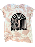 Be Kind Boho Rainbow + Bees Tie-Dye Tee