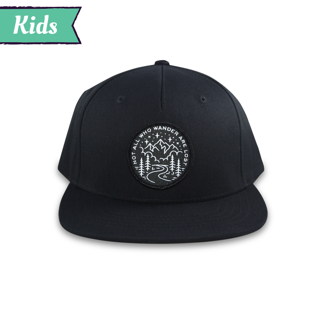 Not All Who Wander Kids Snapback Unisex