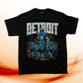 Detroit Football Shirt - Skeleton Graphic Tee For Fans