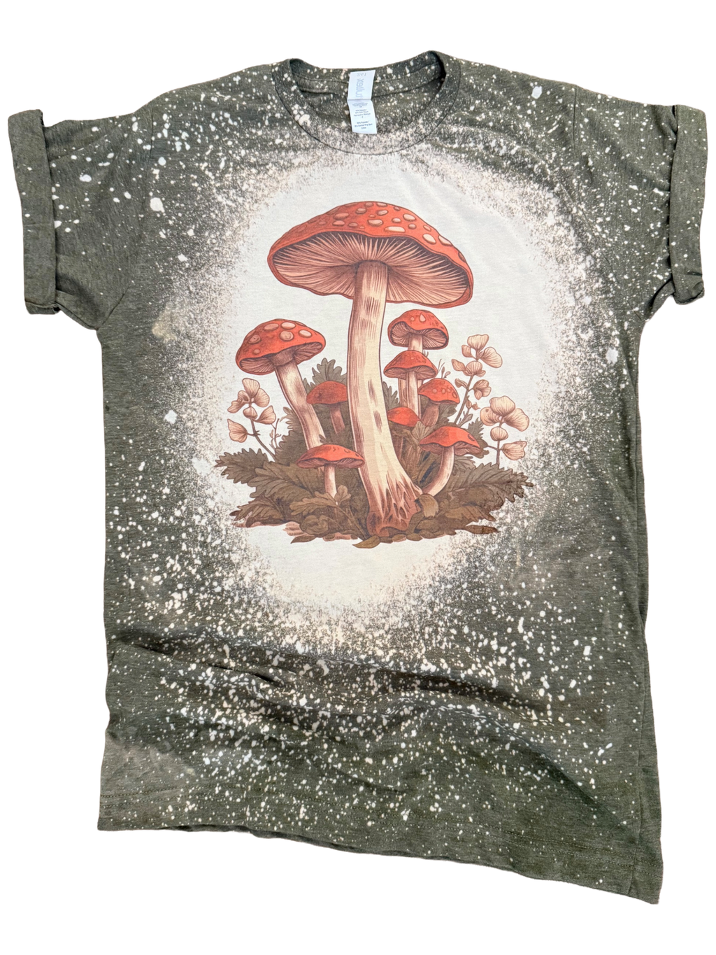 Mushroom Magic Bleached Tee Unisex