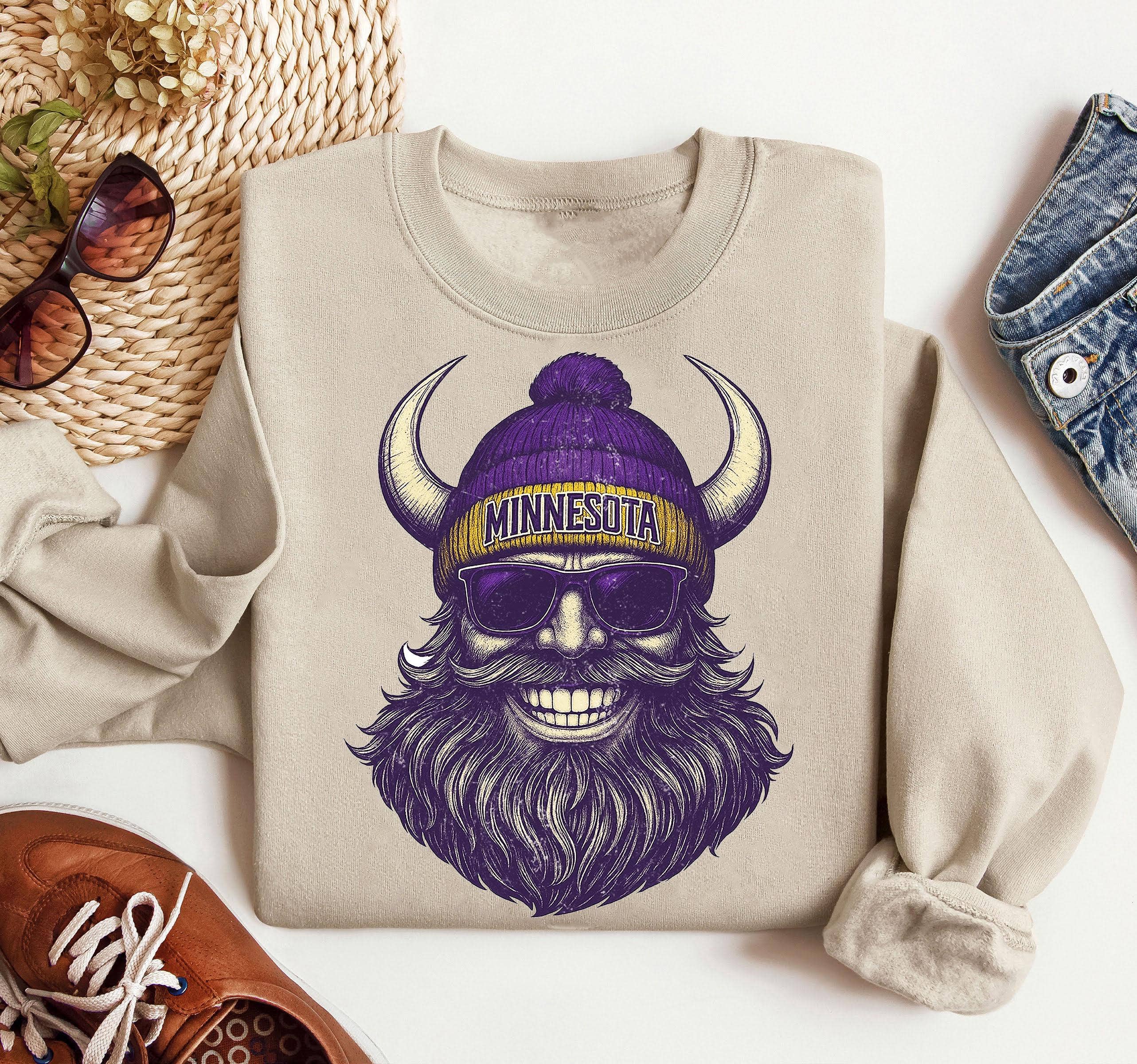Minnesota Football Vintage Style Sweatshirt
