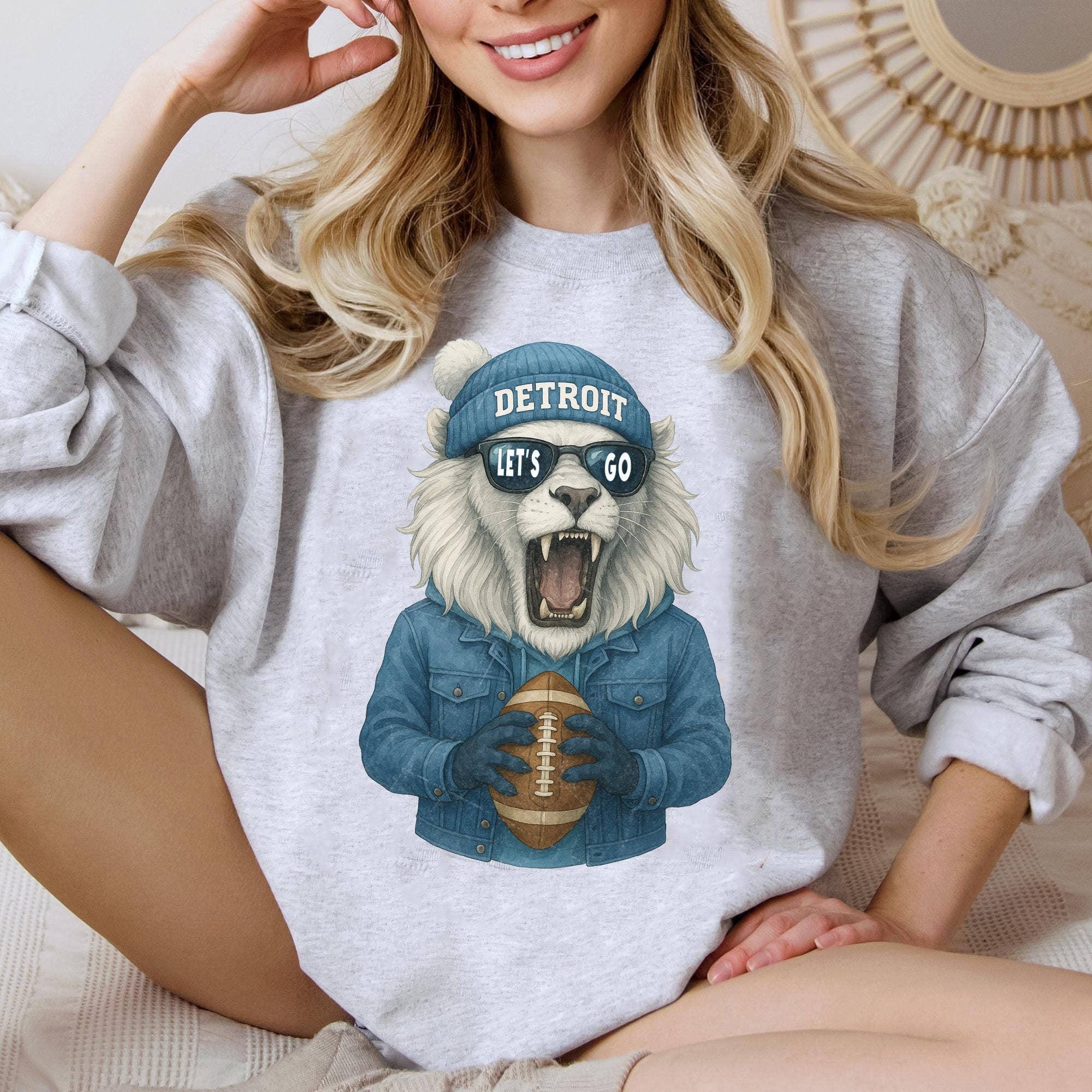 Detroit Football Vintage Style Shirts