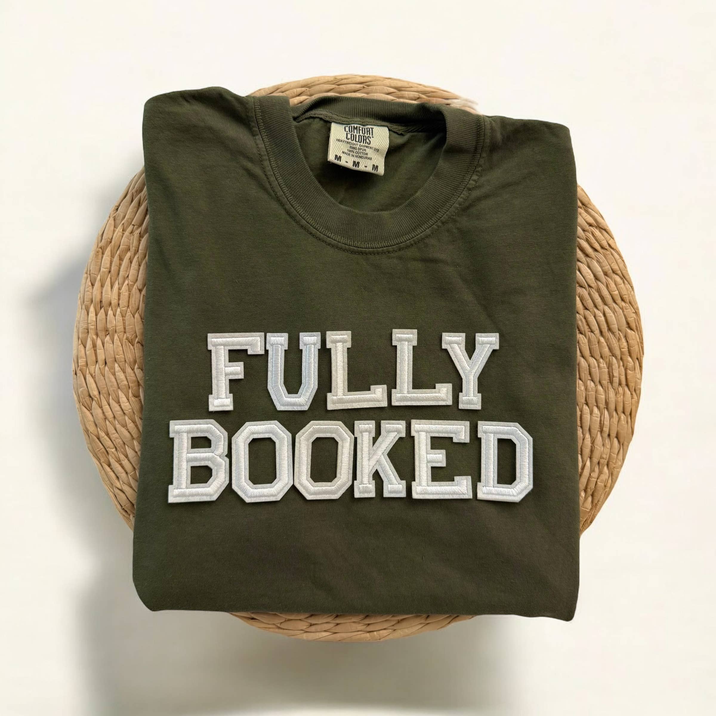 Fully Booked Comfort Colors Short Sleeve Shirt, Book Lovers