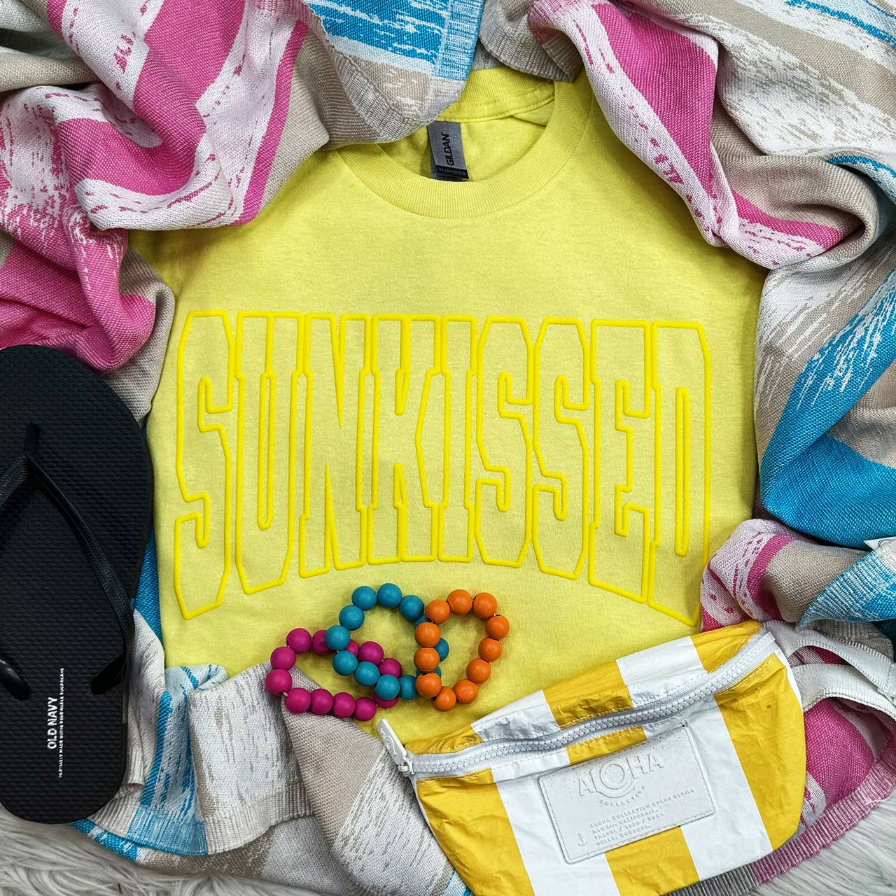 Sunkissed Yellow Puff Everyday Tee