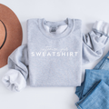 Custom Shop Name or Text Personalized Crewneck Sweatshirt