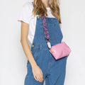 Crocodile Pu Pouch Bag