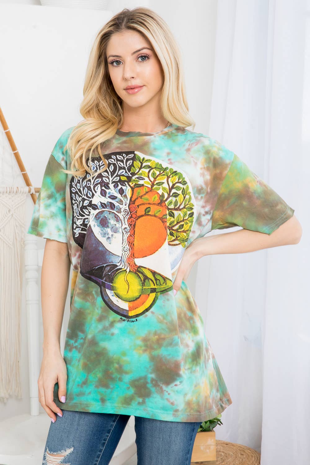 Unisex Tie-Dye Top (TH-1621)Pk