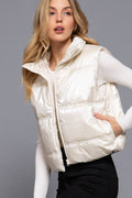 ..SI-26770 High Neck Zip Up Vest