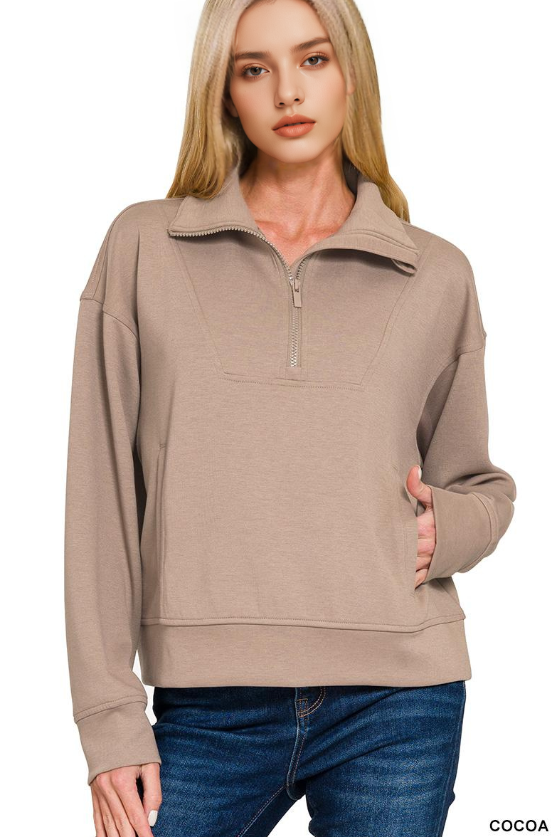 .....Scuba Half Zip Pullover