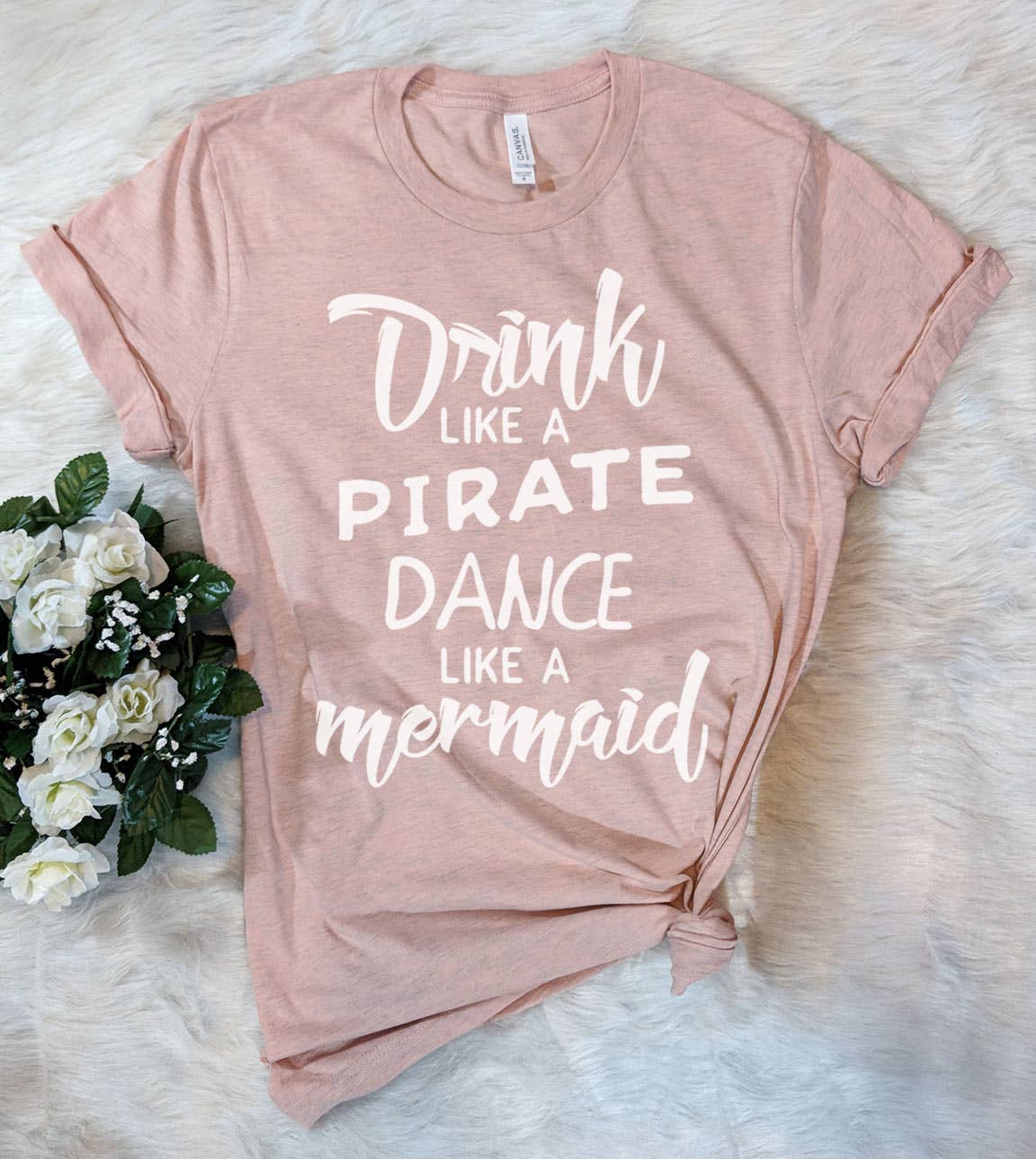 Drink Like A Pirate - Funny Pirate Mermaid Dance T-Shirt