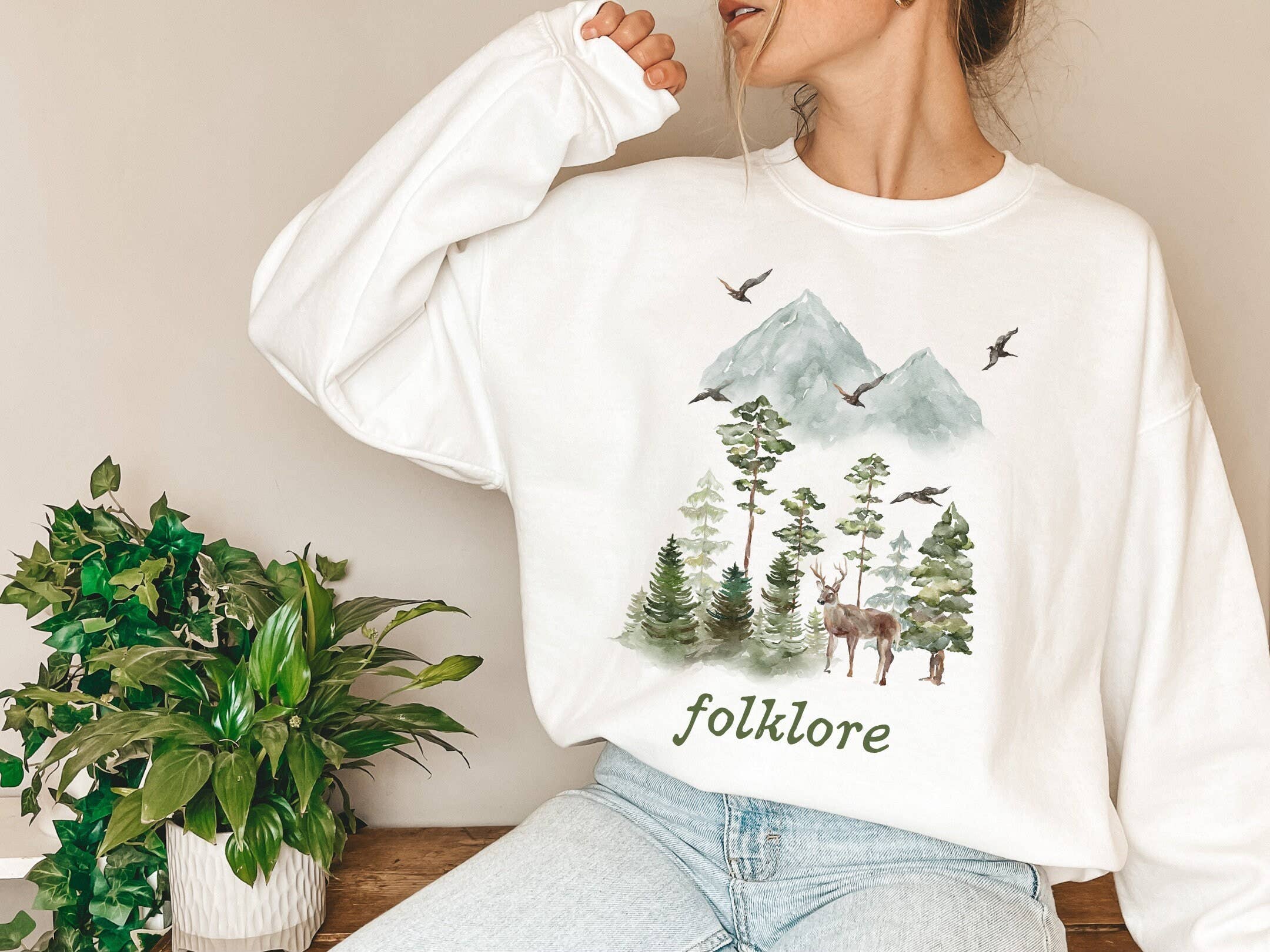 Wilderness and Wildlife Scenic Sweatshirt