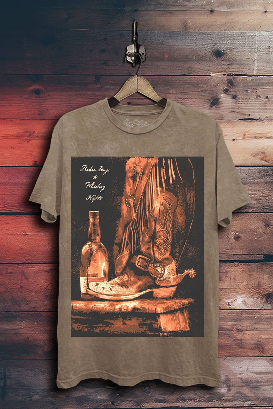 Rodeo Days & Whiskey Nights Graphic Top