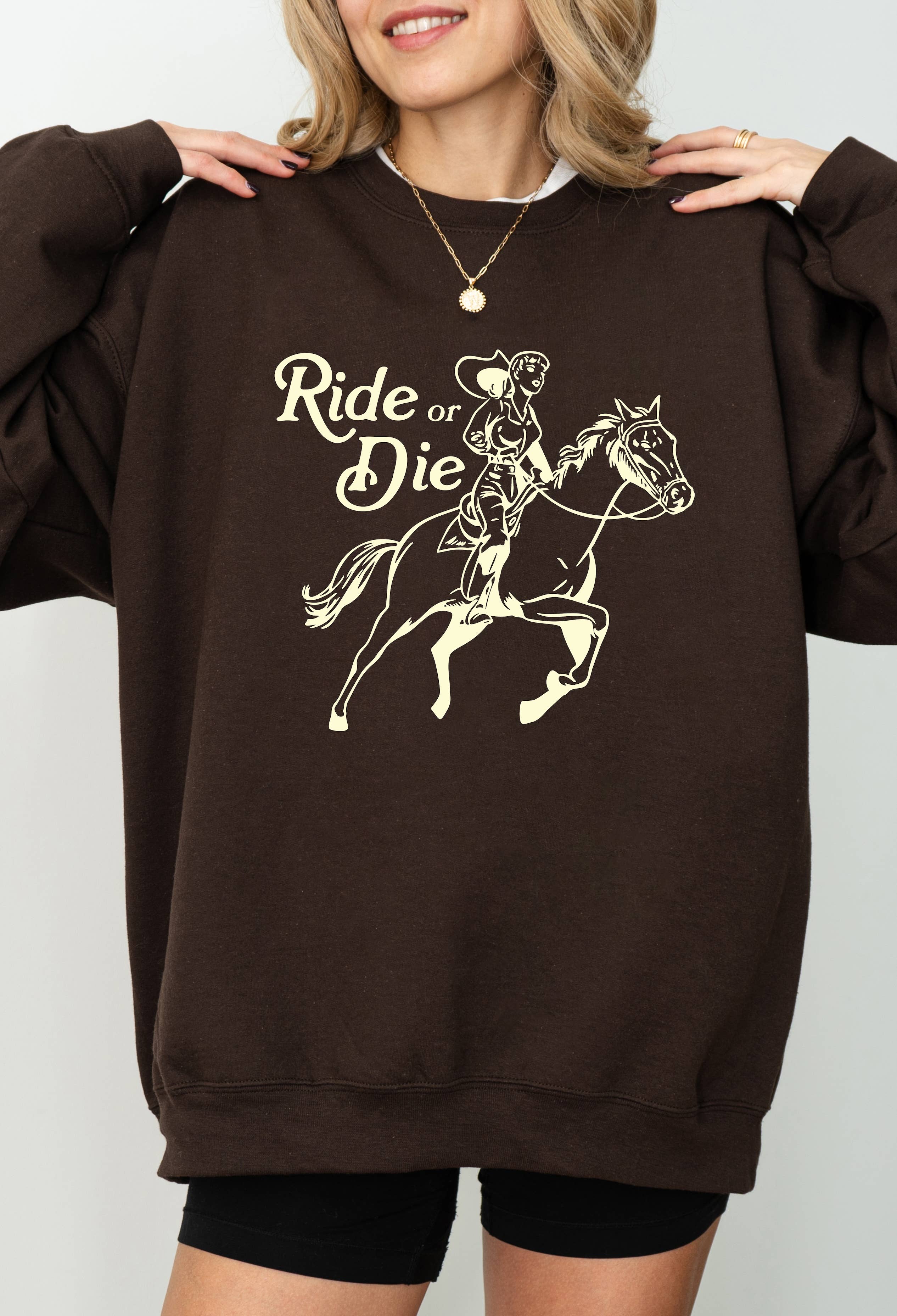 Ride or Die Graphic Sweater
