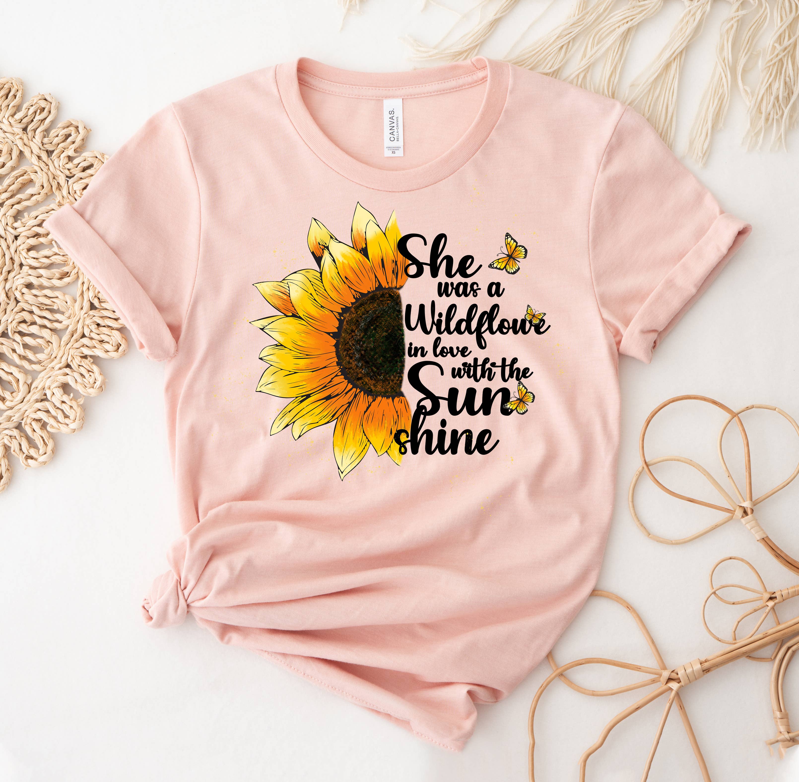 She Was A Wildflower in Love with the Sunshine T-Shirt
