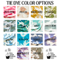 Tie Dye Blank Tees