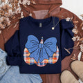 Rustic Plaid Pumpkin Crewneck