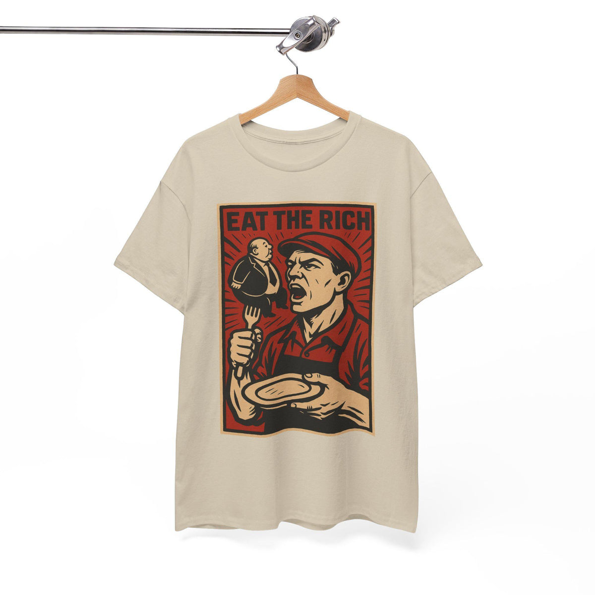 Eat Rich Soviet Propaganda Retro Ussr Class War Anti-Elite Rebels