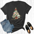Retro Glittery Christmas Tree Graphic Tee