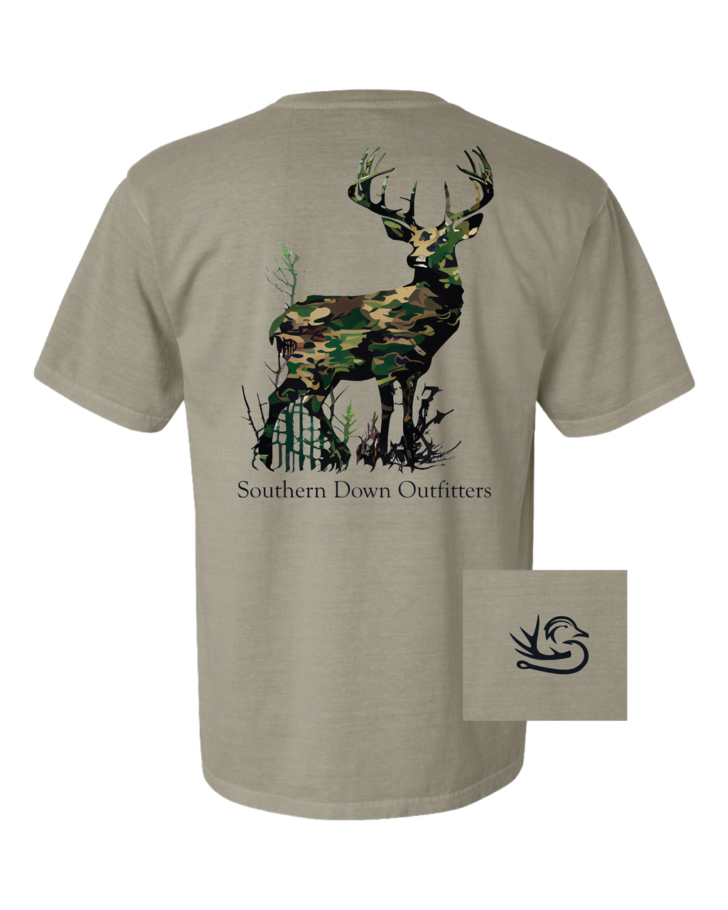 Camo Deer Tee Unisex