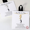 Golfer Pendant Gold Dipped Necklace
