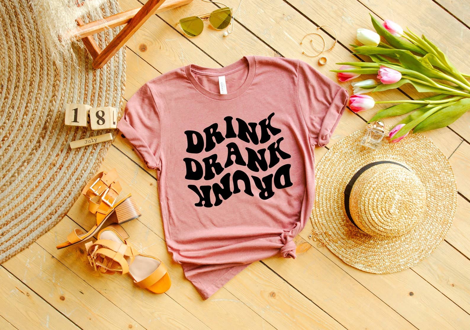 Drink Drank Drunk T-Shirt