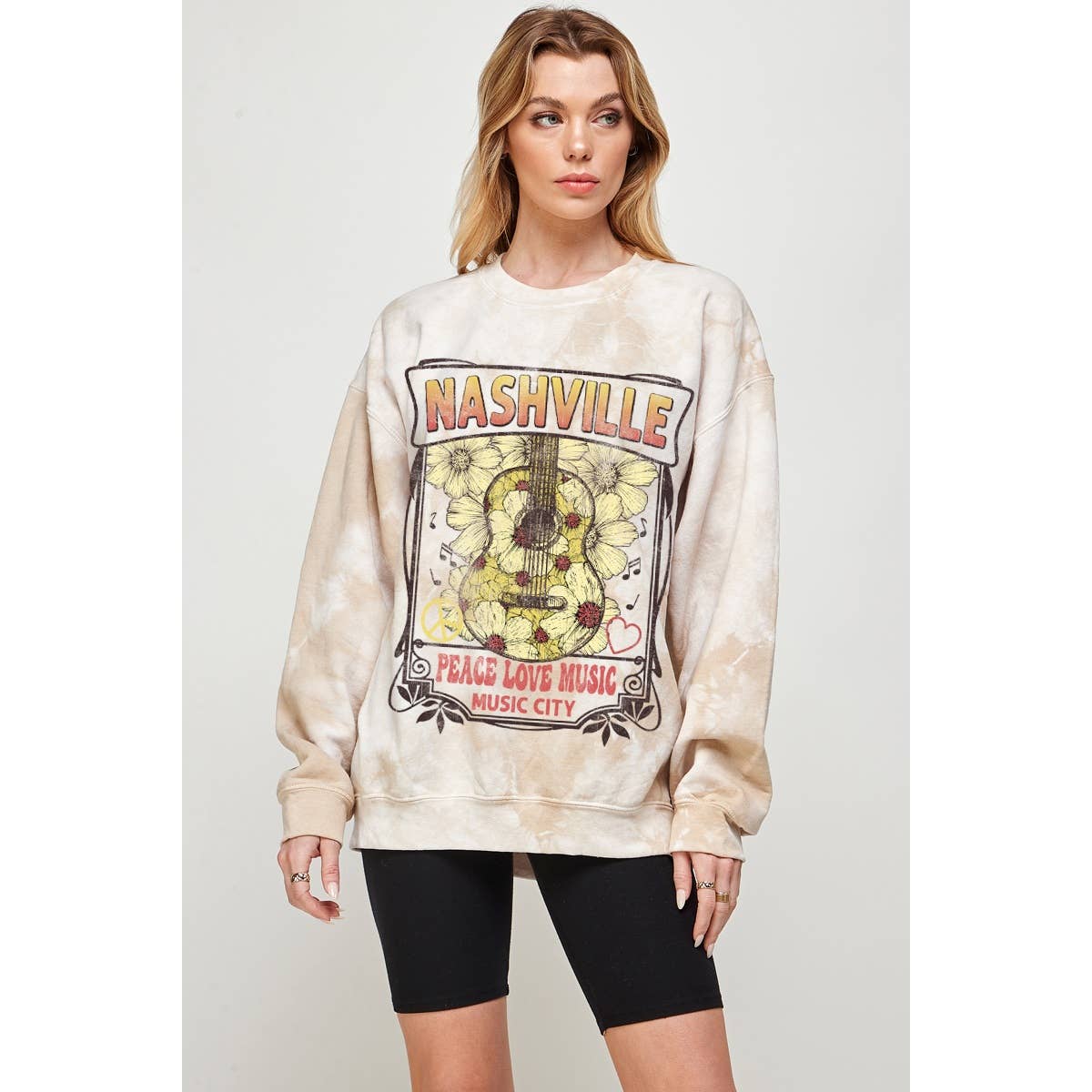 Nashville Graphic Tie Dye