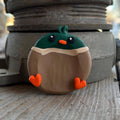 Mallard Duck Polymer Clay Worry Fidget Stone