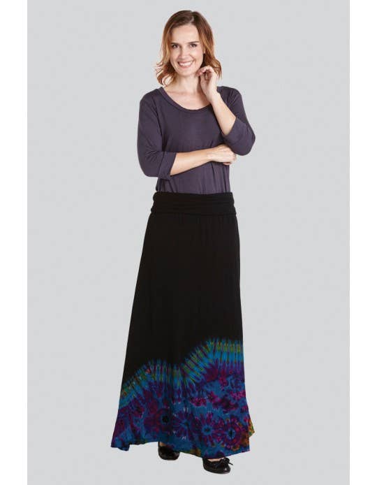 Tie-Dye Maxi Skirt (TH-1062)