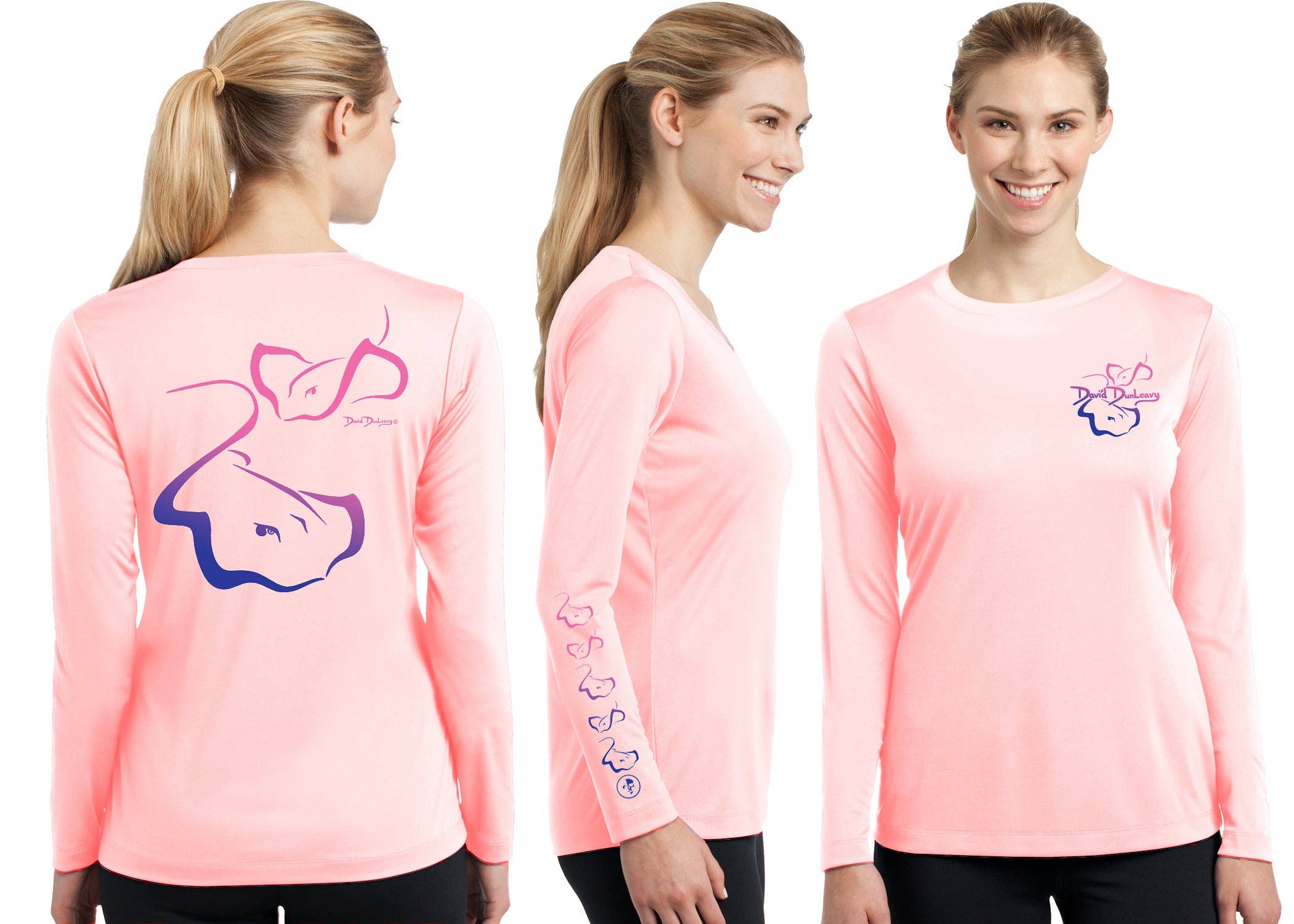 Women’S Performance Stingrays Deco Long Sleeve
