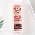 Butterfly Shape Solid Color Claw Hair Clip Set