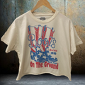 Boots On the Ground 4th of July Austin Bash Relaxed Crop Tee